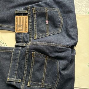 Vintage Ralph Lauren Dark Blue Hipster Flare Jeans
